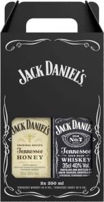 Jack Daniel`s 2x0.35l Hon.+Orig.