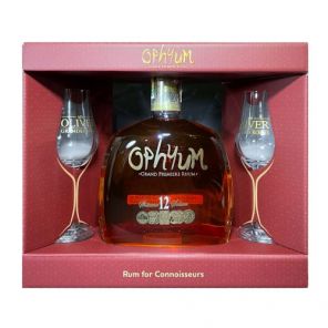 Rum Ophyum 12y 0.7l +2xsklo 40%