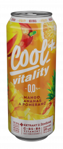 COOL+VITALITY 0,0 MANGO ANANAS POMER.0,5L PLECH